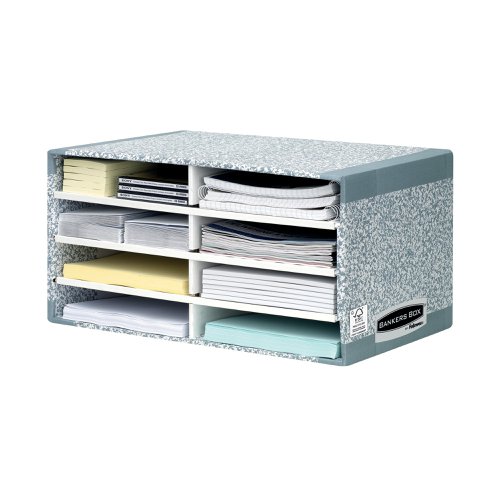 Bankers Box System Desktop Sorter Grey (5 Pack) 08750