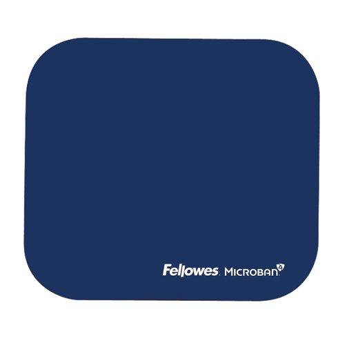 Fellowes Mousepad with Microban Antibacterial Protection Blue 5933805 | Fellowes