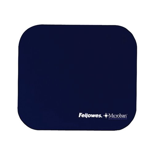 Fellowes Microban Mouse Mat Blue 5933804