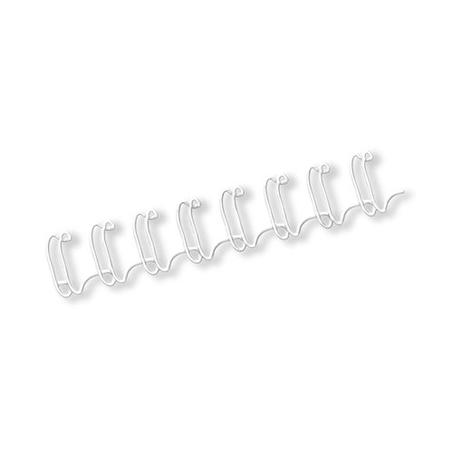 Fellowes Wire Binding Combs 6mm White Pack of 100 53215
