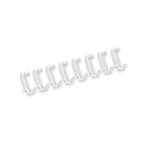 Fellowes Wire Binding Combs 10mm White Pack of 100 53262