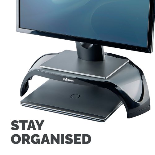 Fellowes Smart Suites Monitor Riser Black/Silver 8020101