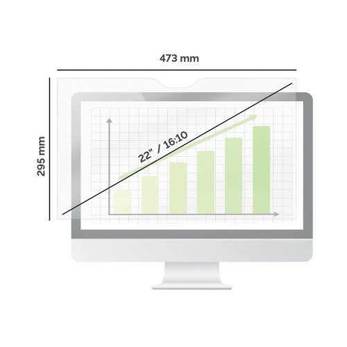 Fellowes Privascreen Privacy Filter Widescreen 22 Inch 4801501
