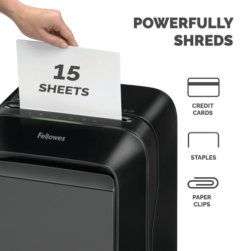 Fellowes Powershred LX211 Micro-Cut Shredder Black 5050201 Department & Office Shredders BB57153