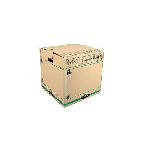 Fellowes Bankers Box Moving Box Large Brown Green (Pack of 5) 6205301 | Fellowes