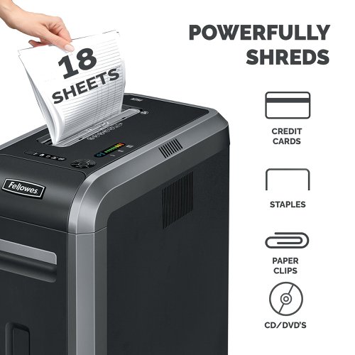 Fellowes Powershred 125i Strip-Cut Shredder 4613101