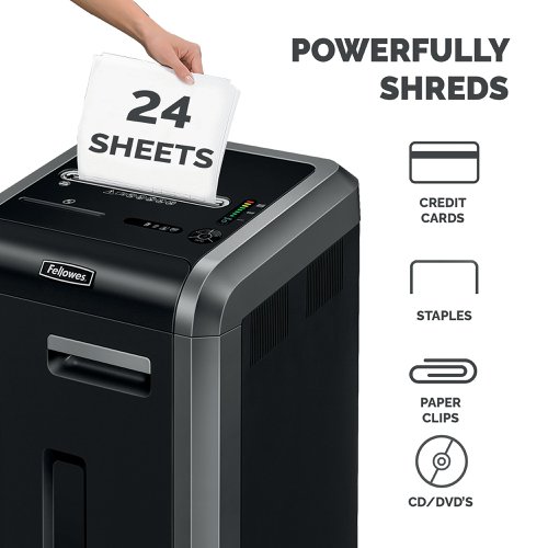 Fellowes Powershred 225Ci Cross-Cut Shredder 4622101 Department & Office Shredders BB62817