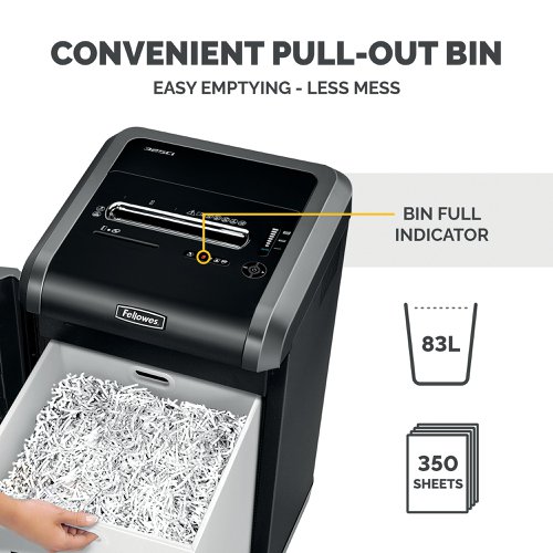 Fellowes Powershred® 325i Strip-Cut Shredder