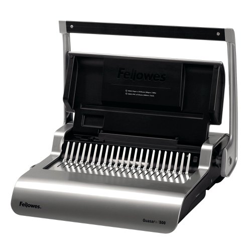 Fellowes Quasar+ 500 Manual Comb Binding Machine 5627706 | Fellowes