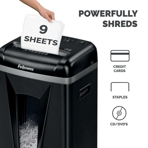 Fellowes 450M Micro Cut Shredder Black 4074201