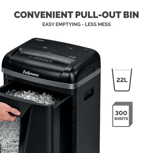 Fellowes 450M Micro-Cut Shredder Black 4074201