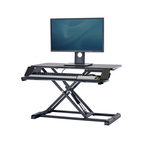 Fellowes Corsivo Sit/Stand Workstation Black 8091001