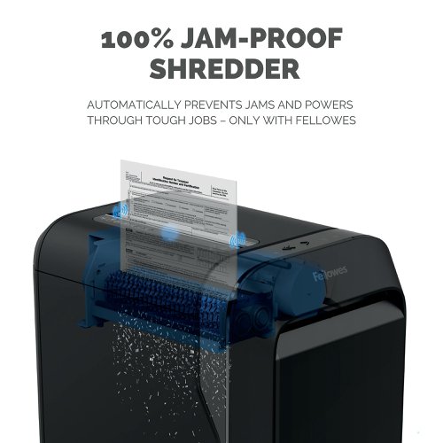 Fellowes Powershred LX221 Micro-Cut Shredder Black 5050401 Department & Office Shredders BB75155