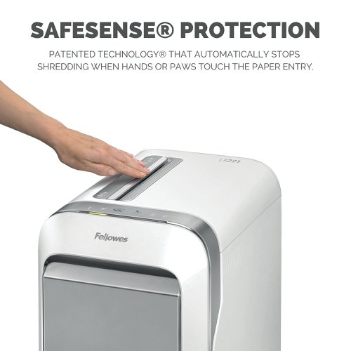 Fellowes Powershred LX221 Micro-Cut Shredder White 5050501