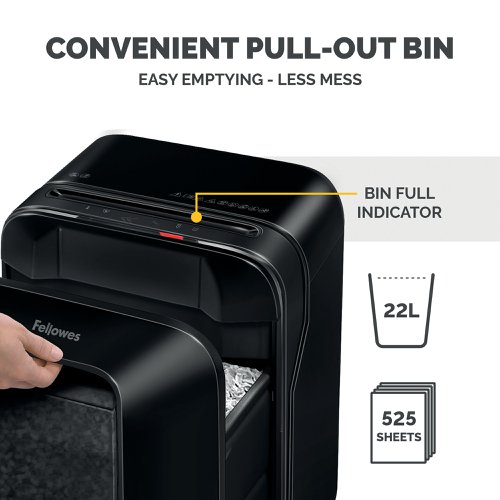 Fellowes Powershred LX201 Micro-Cut Shredder Black 5160001 Department & Office Shredders BB75157