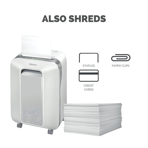 Fellowes Powershred LX201 Micro-Cut Shredder White 5160101