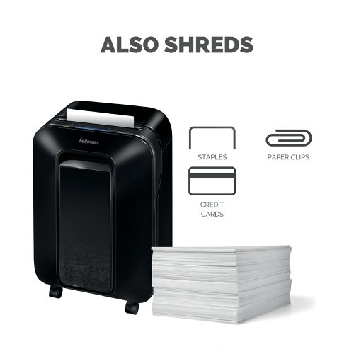 Fellowes Powershred LX200 Mini-Cut Shredder Black 5502301 Department & Office Shredders BB76381