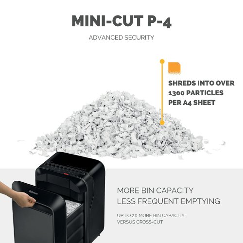 Fellowes Powershred LX210 Mini-Cut Shredder Black 5502501