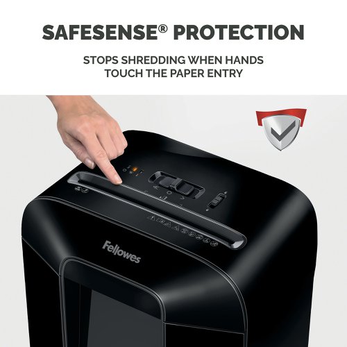 Fellowes Powershred LX85 Cross-Cut Shredder Black 4400901