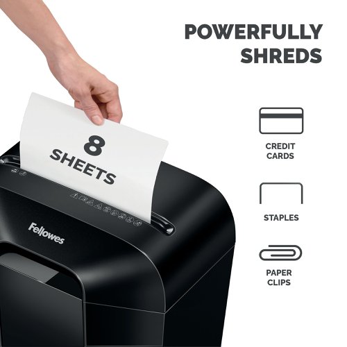 Fellowes Powershred LX45 Cross Cut Shredder 230V 4401501