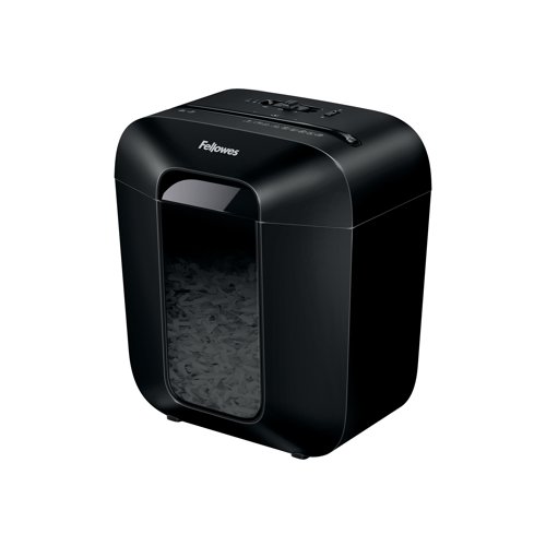 Fellowes Powershred LX25 Cross-Cut P-4 Shredder Black 4171101