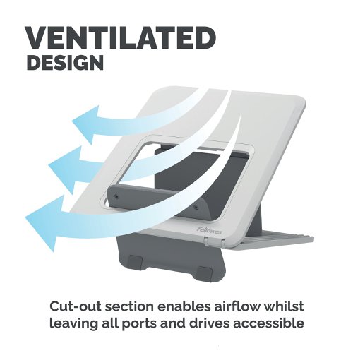 Fellowes Breyta Laptop Riser White 100016559 | Fellowes