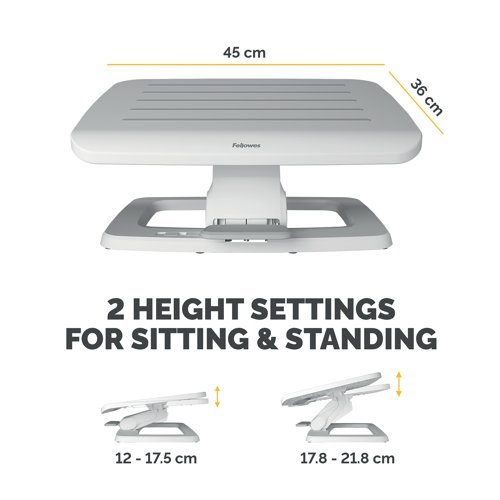 Fellowes Hana Footrest White 100016999