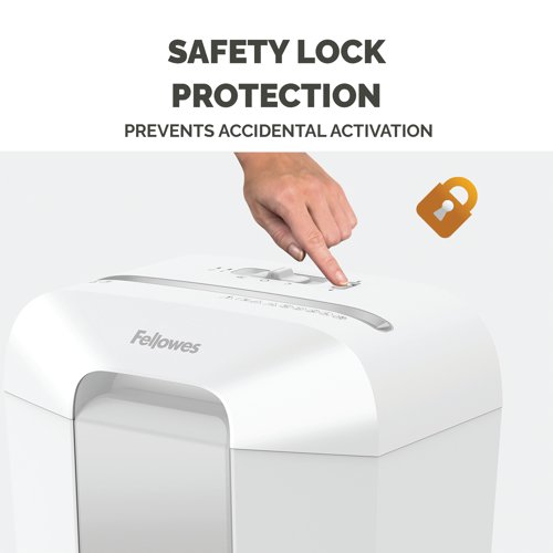 Fellowes Powershred LX70 Cross-Cut Shredder White 100017469