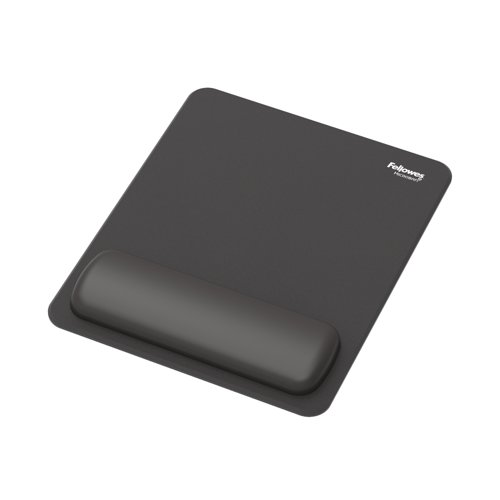 Fellowes Breyta Standard Mouse Pad Wrist Rest Black 100142555