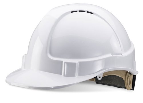 B-Brand Safety Helmet White One Size BBVSHRHW