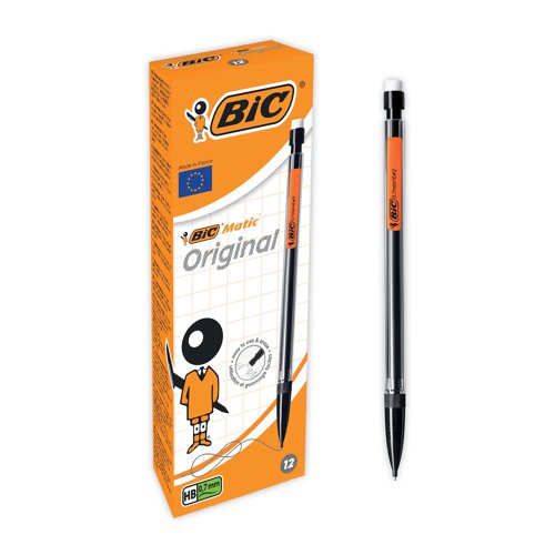 Bic Matic Original Mechanical Pencil Medium 0.7mm (Pack of 12) 820959 | Bic