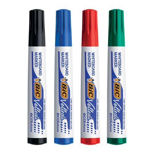 Bic Velleda 1701 Whiteboard Marker Assorted (Pack of 4) 904941