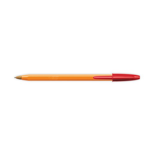 Bic Orange Fine Ballpoint Pen Red (Pack of 20) 1199110112