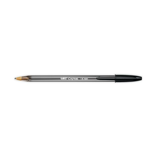 Bic Cristal Large Ballpoint Pen 1.6mm Black (Pack of 50) 880648