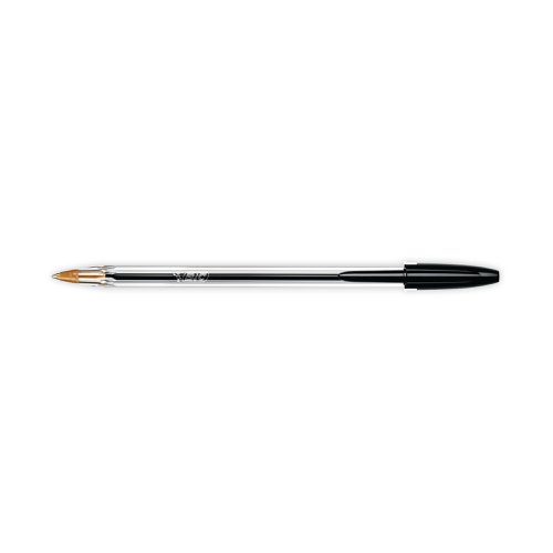 Bic Cristal Ballpoint Pen Medium Black Pack of 100 896040