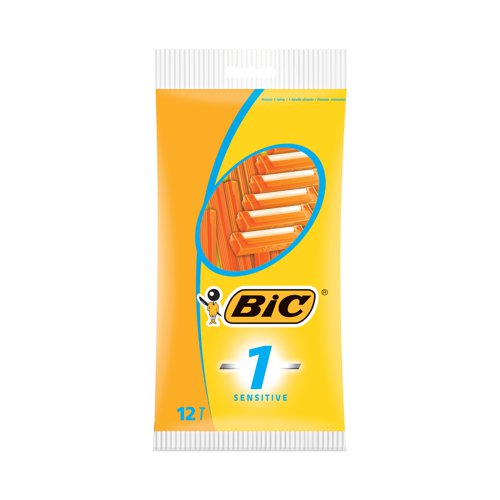 Bic 1 Disposable Razor Sensitive (Pack of 12) 928770