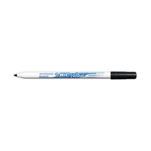 Bic Velleda 1721 Drywipe Marker Fine Tip Black (Pack of 200) 929178