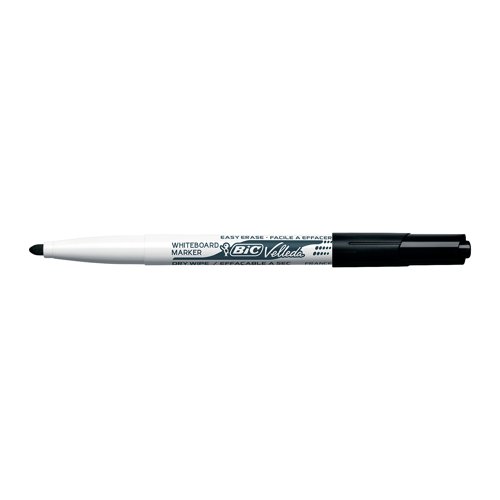 Bic Velleda 1741 Drywipe Marker Black (Pack of 12) 1199174109