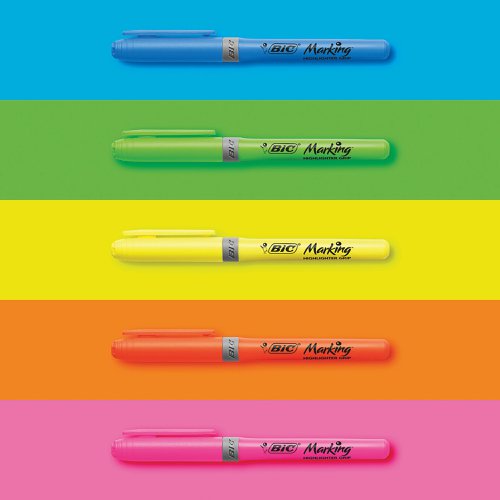 Bic Highlighter Grip Pastel Assorted (12 Pack) 992562