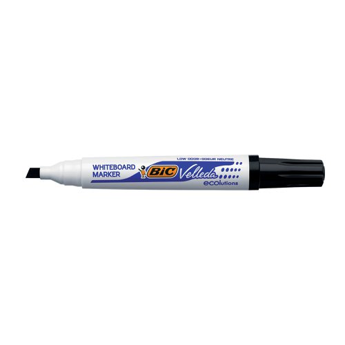 Bic Velleda 1751 Drywipe Marker Black (Pack of 12) 904946