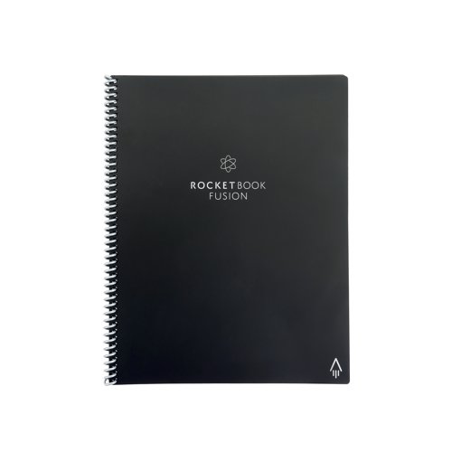 Rocketbook Fusion Letter Set Reusable Paper A4 Black 515901 | Bic