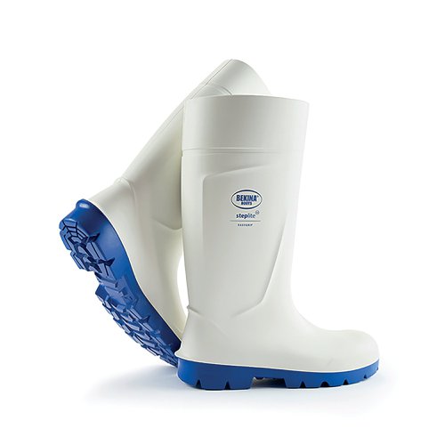 Bekina Steplite Easygrip Steel Toe Cap Neotane S4 Safety Boots 1Pr White 03.5 BNPAN3P105303.5