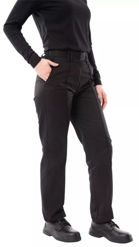 Work in Style Classic Women's Workwear Trousers - Professional Comfort & Versatile Fit Black 8