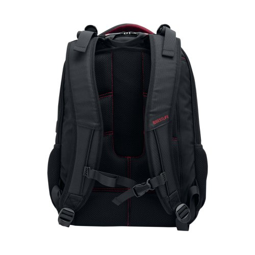 BestLife 17 Inch Gaming Snake Eye Backpack with USB Connector Black BB-3332R