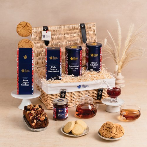 British Hamper Company Classic Afternoon Tea Gift Basket BH117