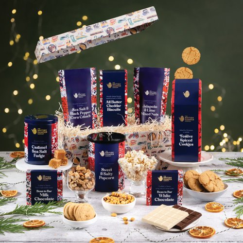 British Hamper Company Christmas Treats Hamper X14