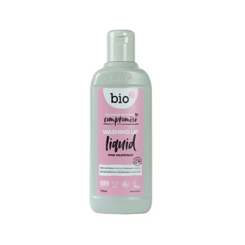 Biod Eco Washing Up Liquid Pink Grapefruit 750m BWUG127a-SINGLE