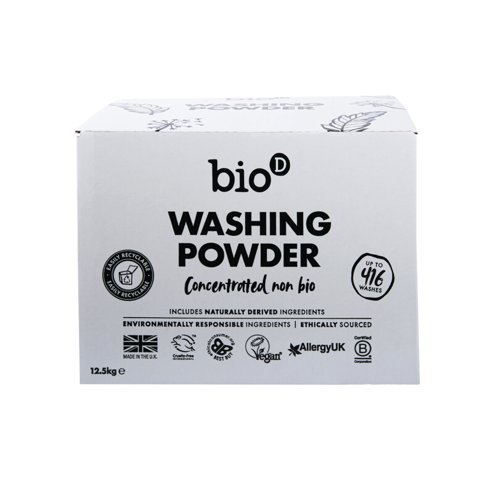 BioD Non-Bio Washing Powder Fragrance Free 12.5kg BWP12a