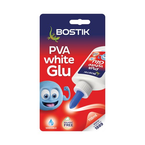 Bostik PVA White Glu Bottle 118ml Pack of 6 30625053