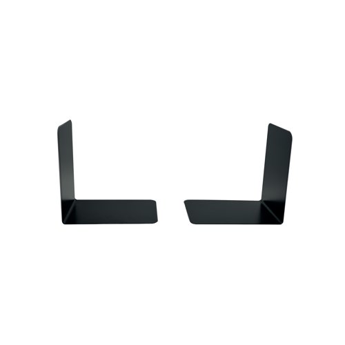 Metal Bookends Heavy Duty W140xD140mm Black (Pack of 2) 0441102 Book Ends BLO14077